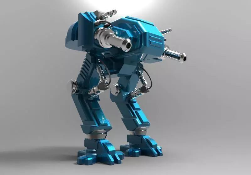 Mech 3 at - robot 3D print model_0