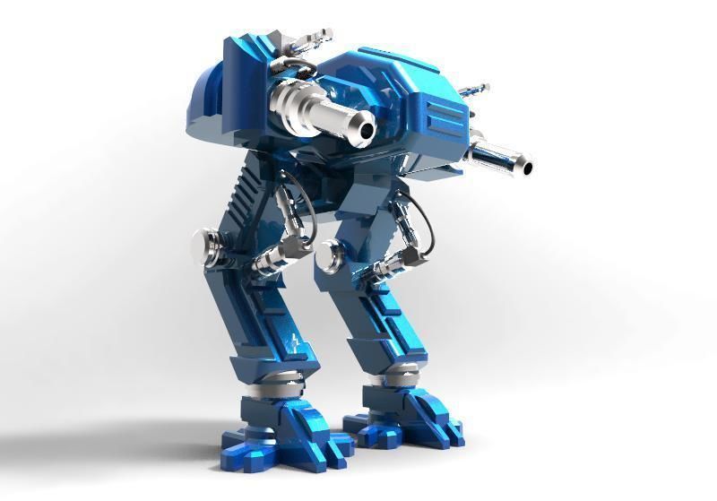Mech 3 at - robot 3D print model_2
