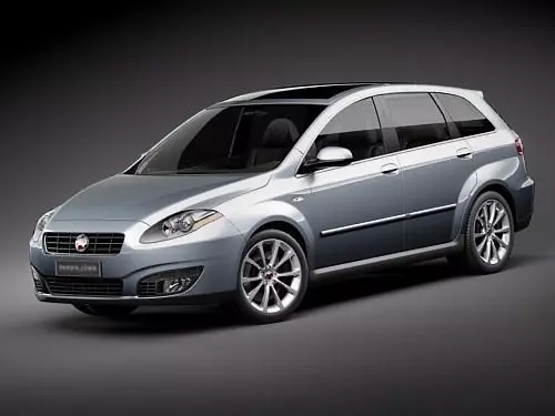 fiat croma 2008 3D model