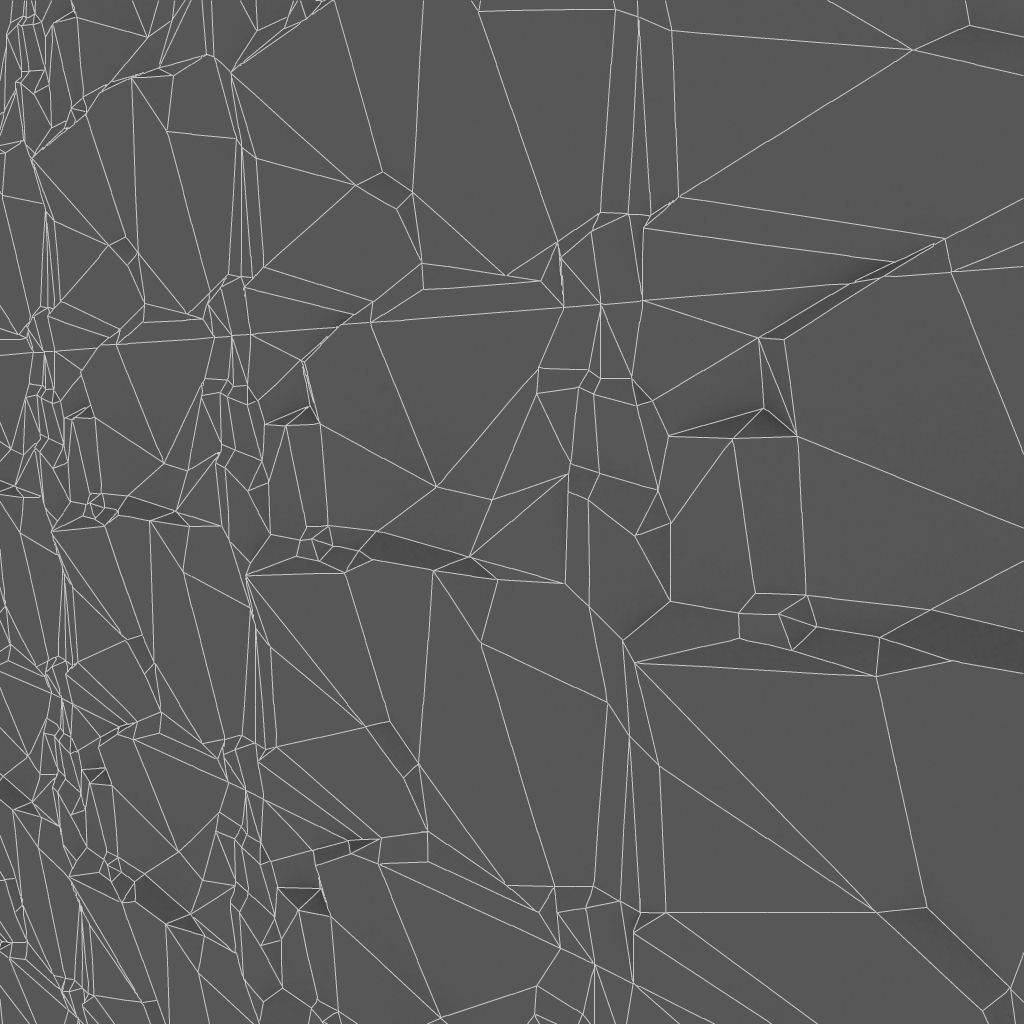 Rock Formation 03  - Low Poly Hand Painted Low-poly 3D model_3