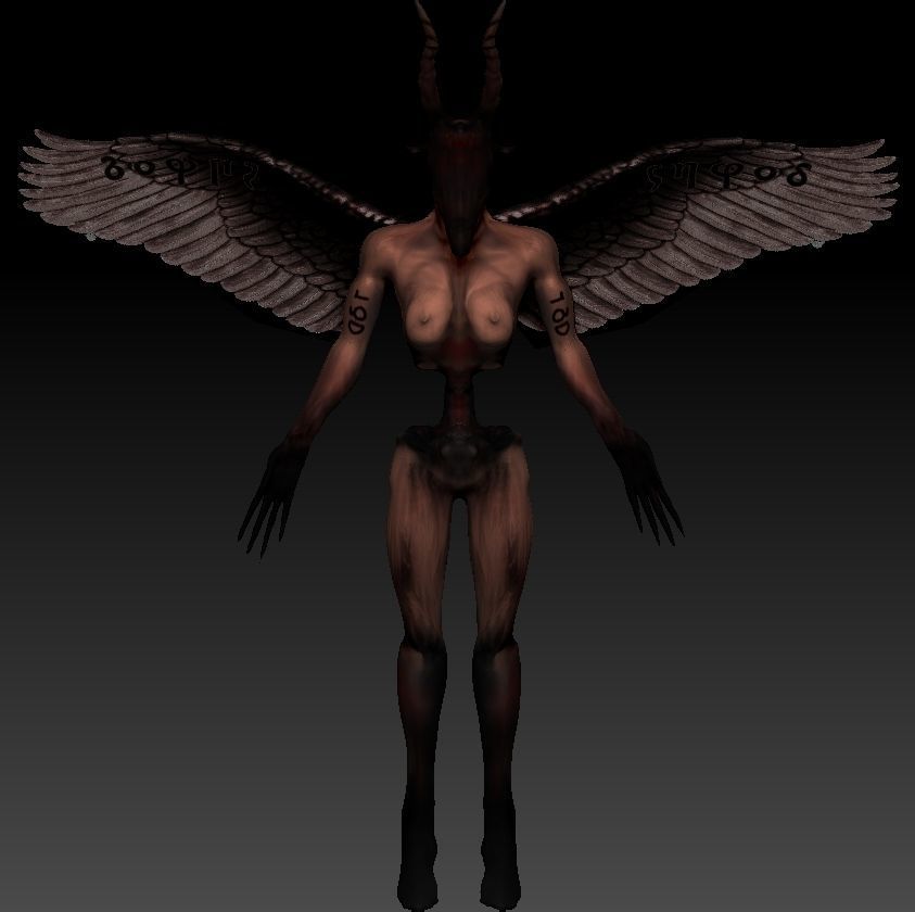Incubus - Samael-   Silent Hill 1 Remastered Models Low-poly 3D model_3