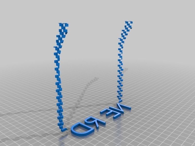 8-bit Nerd Glasses for Dual Extrusion Free 3D print model_2