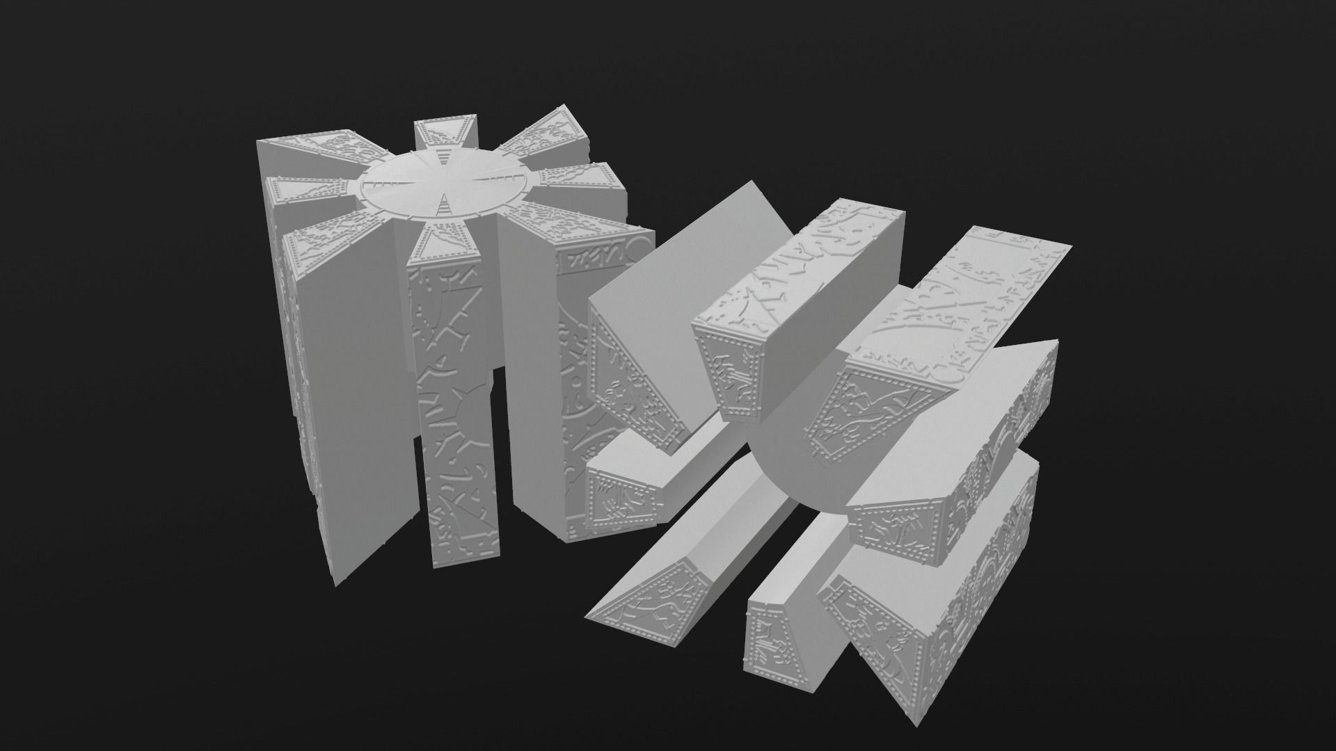 Printable Hellraiser puzzle box lament configuration 3D print model_3