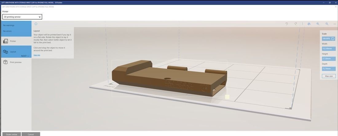 Star Wars Rogue One iPhone5 RIGHT ARM Gauntlet 3D print model_17