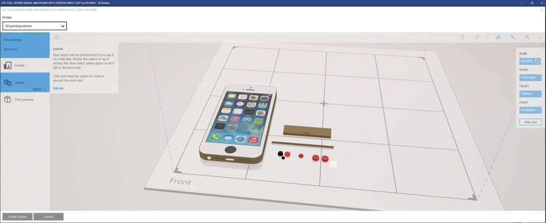 Star Wars Rogue One iPhone5 RIGHT ARM Gauntlet 3D print model_18