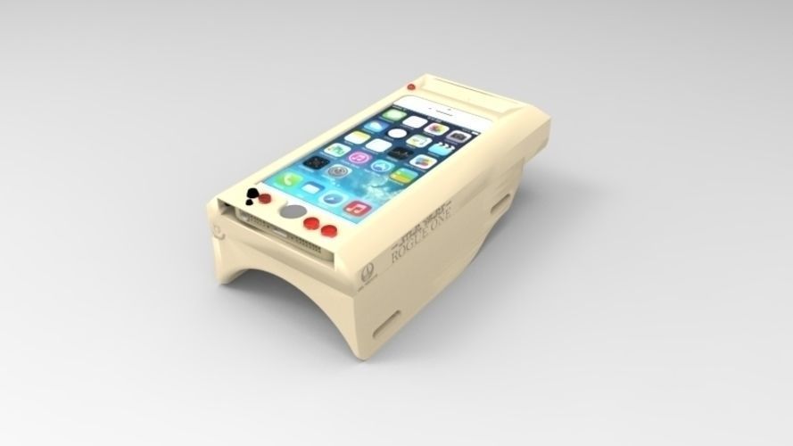 Star Wars Rogue One iPhone5 RIGHT ARM Gauntlet 3D print model_4