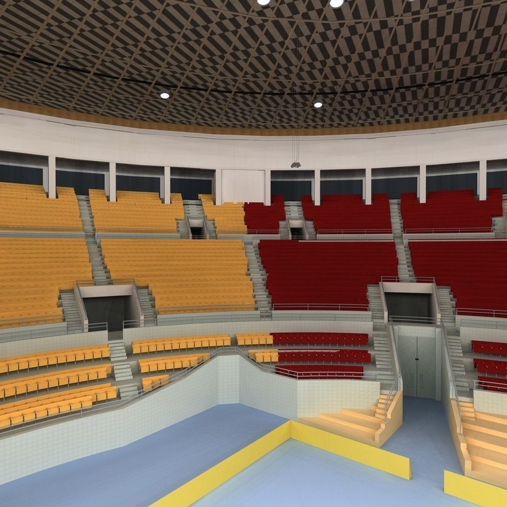 Boxing Arena 3D model_6