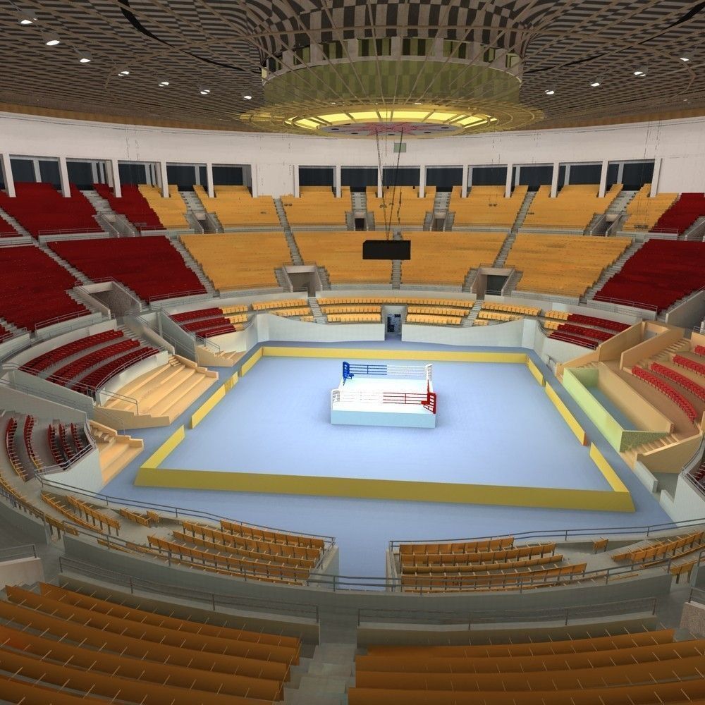 Boxing Arena 3D model_5