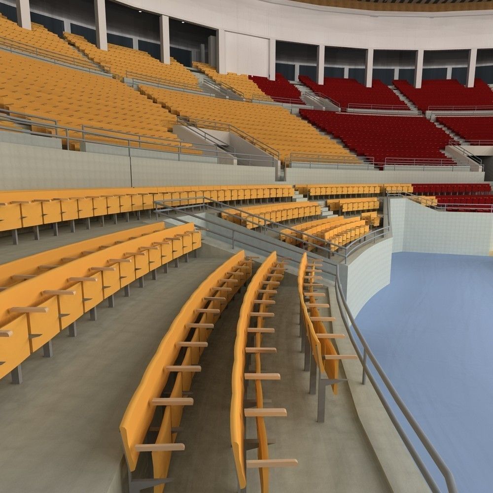 Boxing Arena 3D model_8