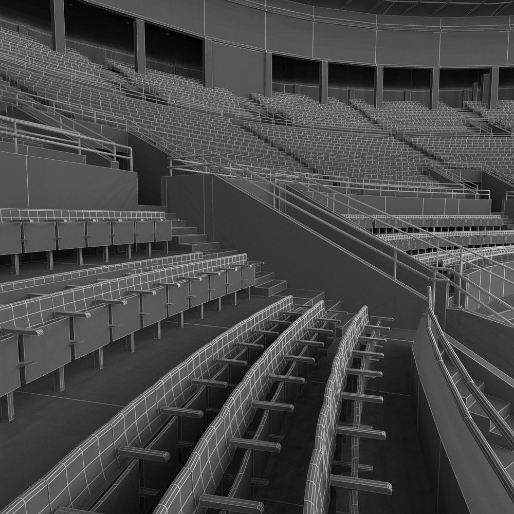 Boxing Arena 3D model_13