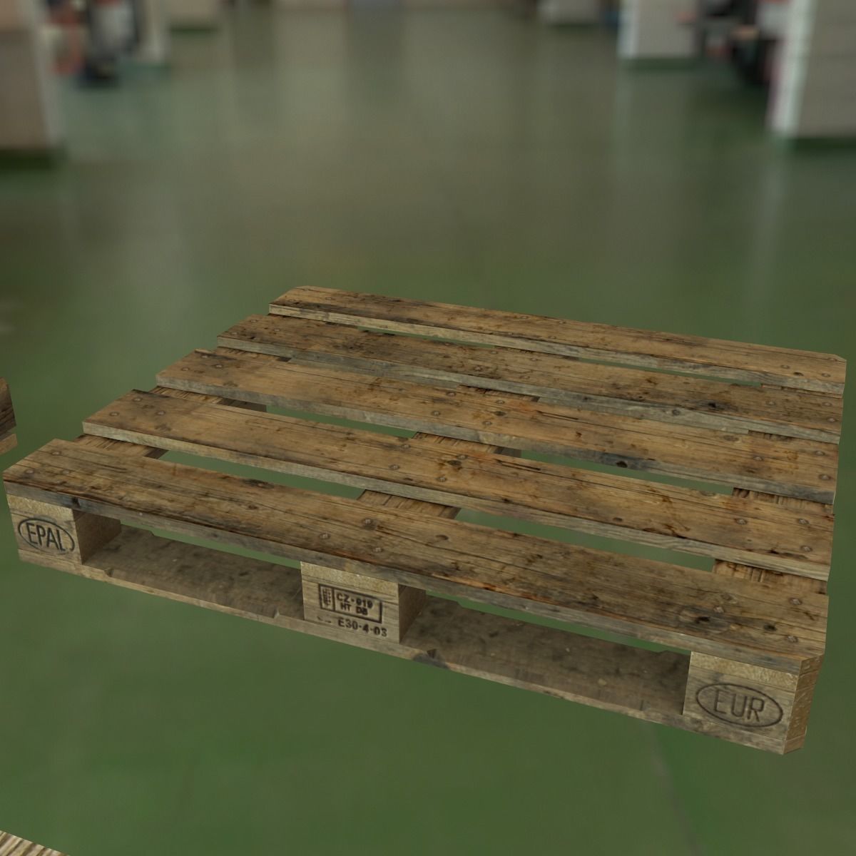Pallet Pack PBR Low-poly 3D model_4