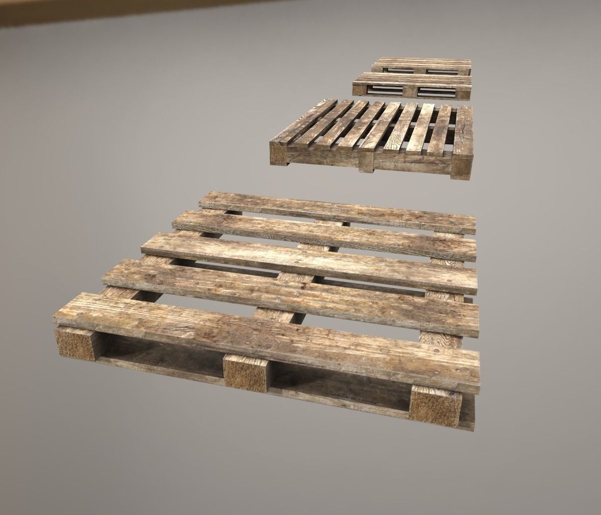 Pallet Pack PBR Low-poly 3D model_15
