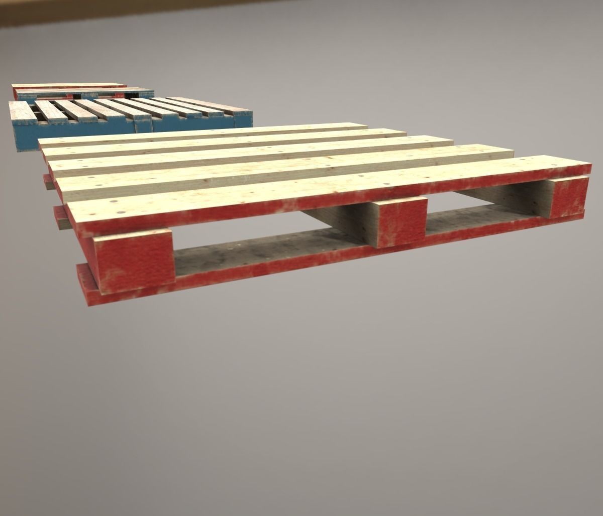 Pallet Pack PBR Low-poly 3D model_10