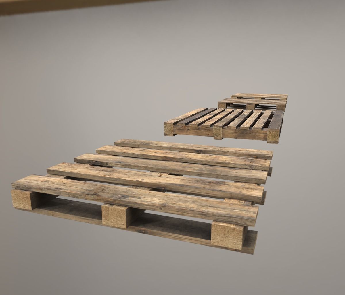 Pallet Pack PBR Low-poly 3D model_5