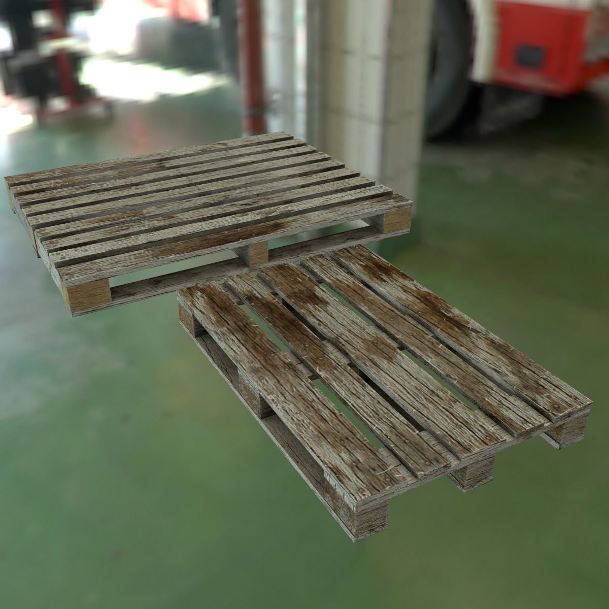 Pallet Pack PBR Low-poly 3D model_28