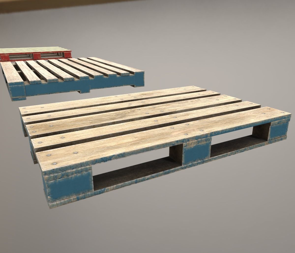 Pallet Pack PBR Low-poly 3D model_12