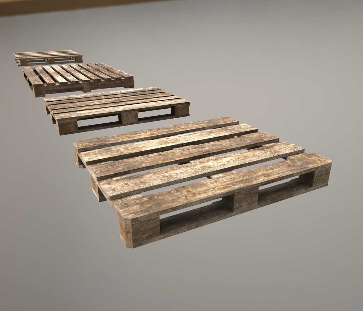 Pallet Pack PBR Low-poly 3D model_14