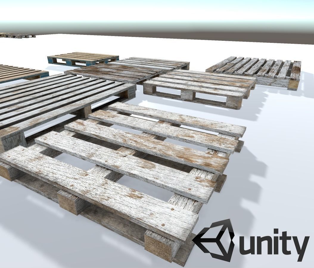 Pallet Pack PBR Low-poly 3D model_27