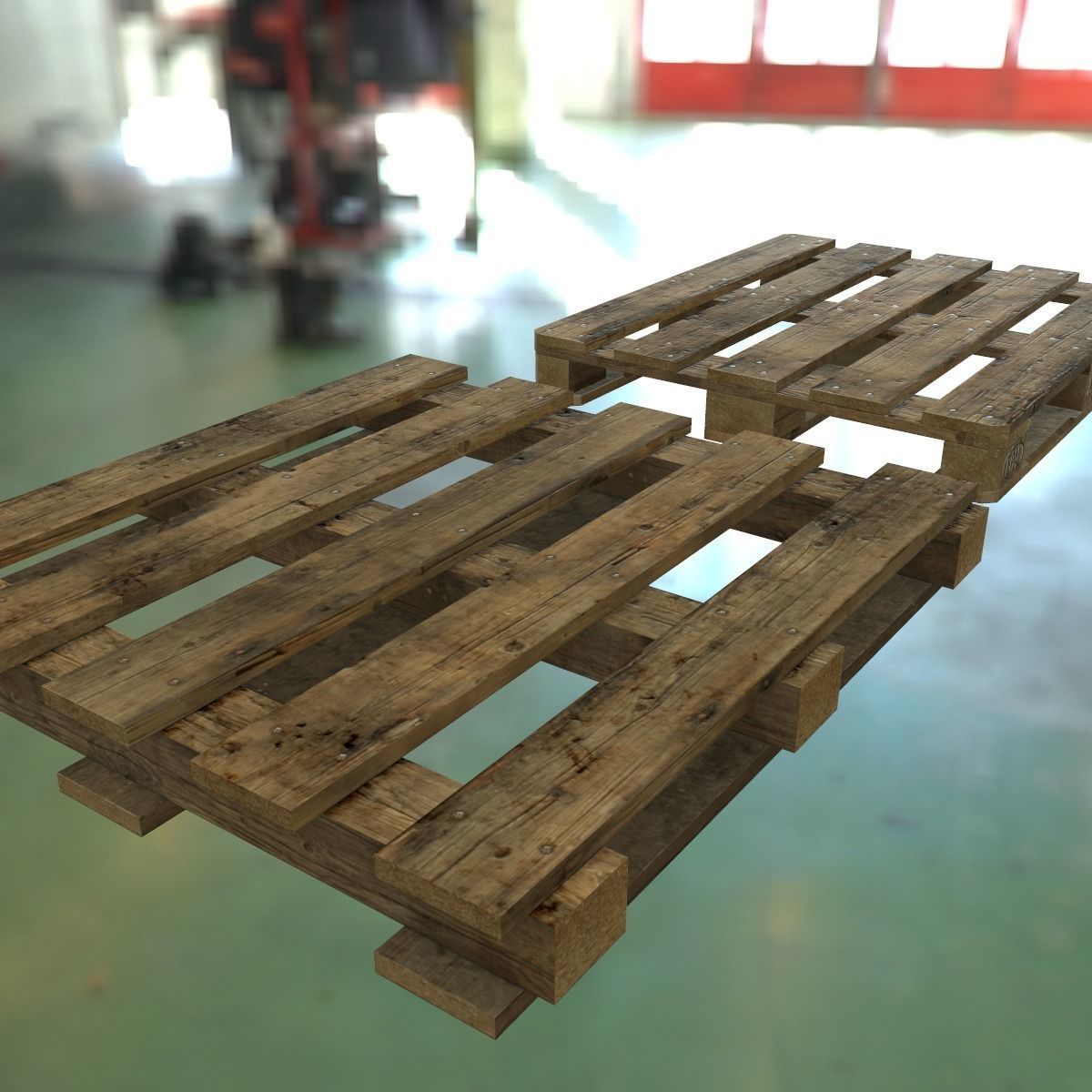 Pallet Pack PBR Low-poly 3D model_3