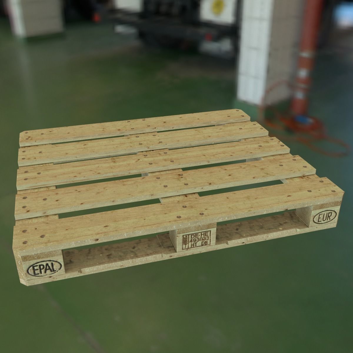 Pallet Pack PBR Low-poly 3D model_2