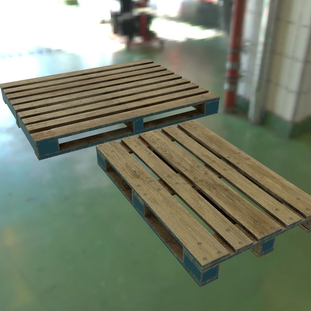 Pallet Pack PBR Low-poly 3D model_8