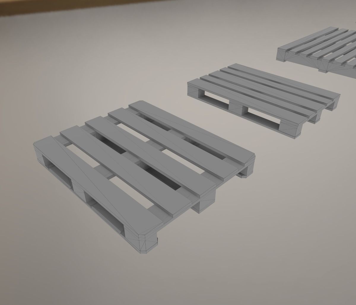 Pallet Pack PBR Low-poly 3D model_29