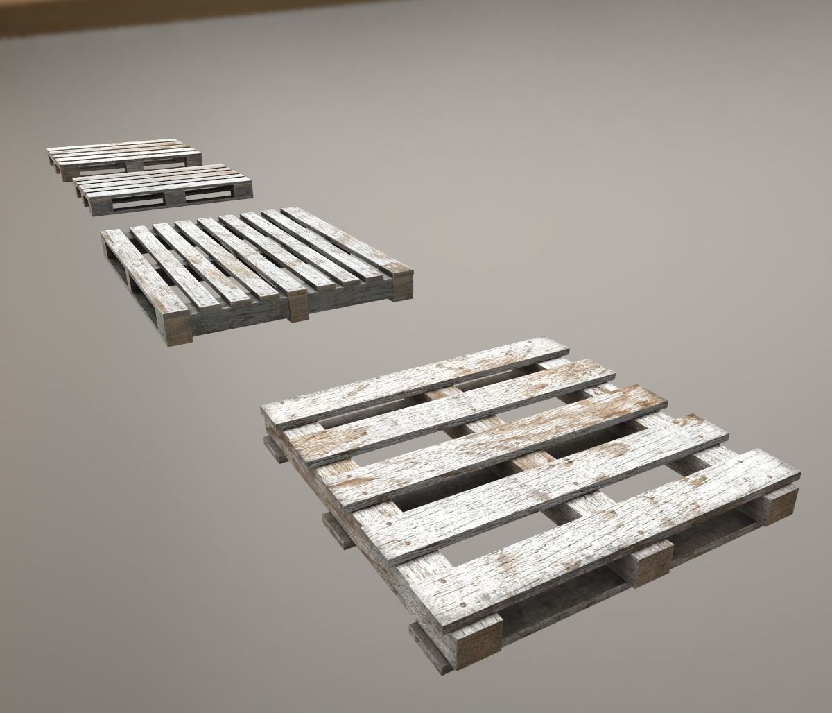 Pallet Pack PBR Low-poly 3D model_13