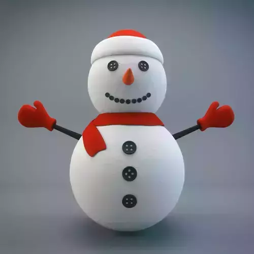 Cartoon Snowman
