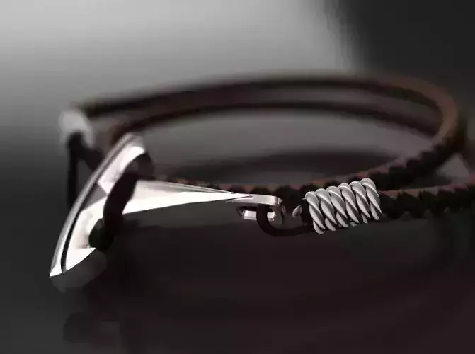 Tesla wire hook pendant or keychain 3D print model