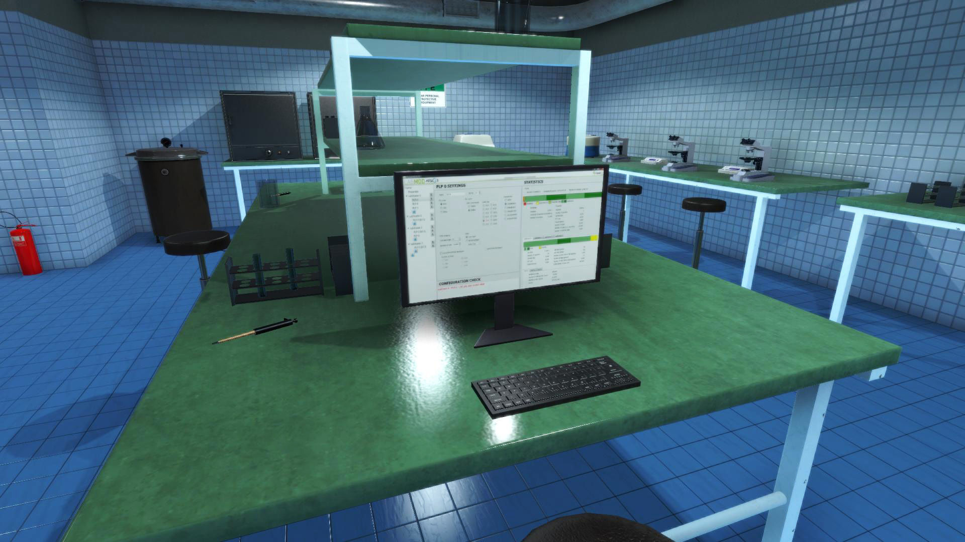 Medical Laboratory PBR Low-poly 3D model_1