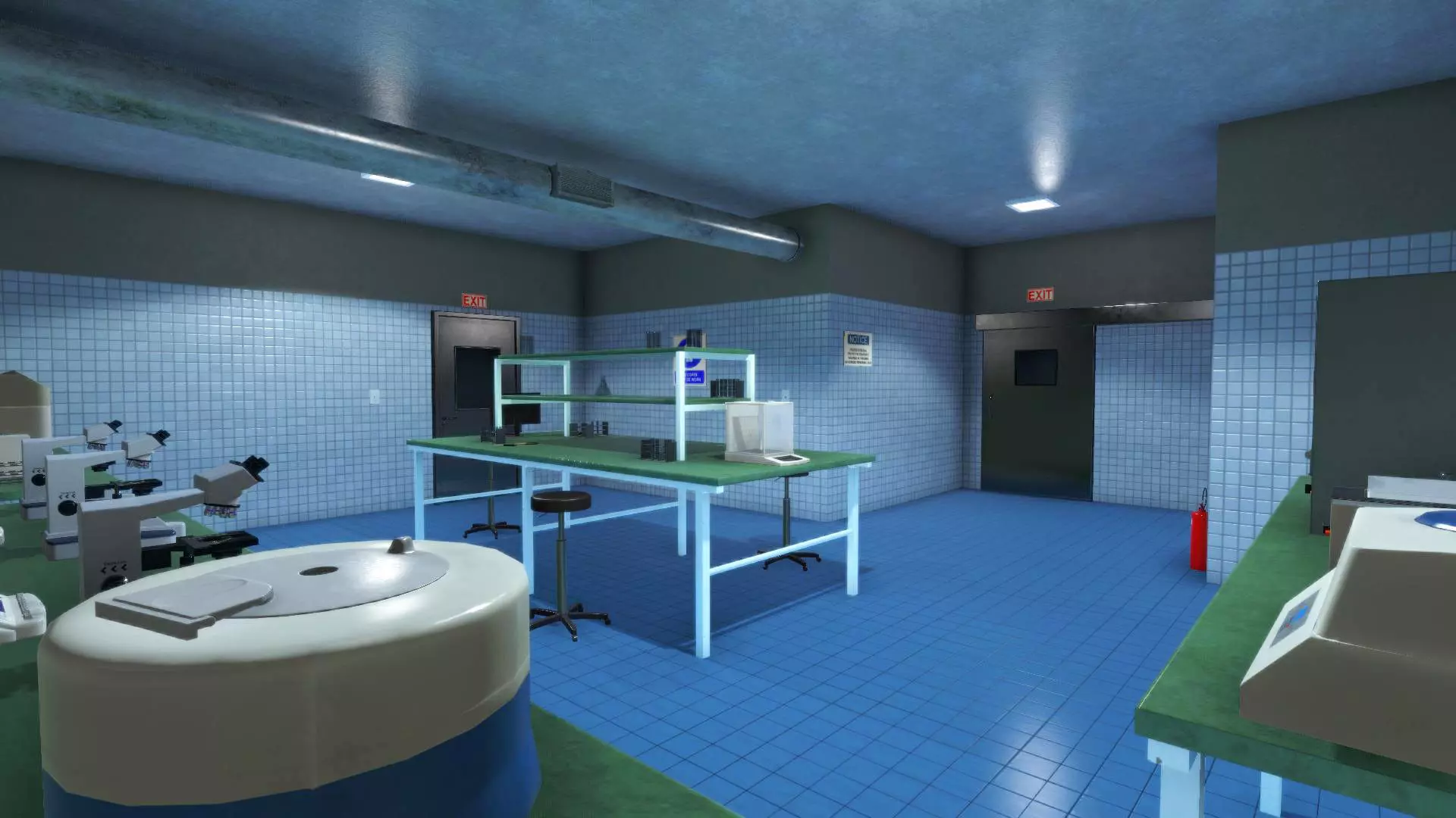 Medical Laboratory PBR Low-poly 3D model_0