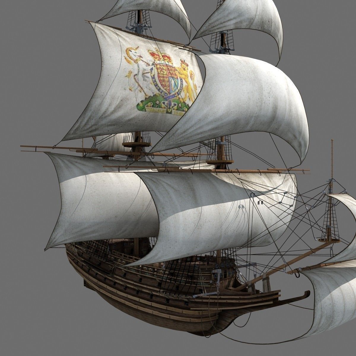 sail Ship 3D model_13