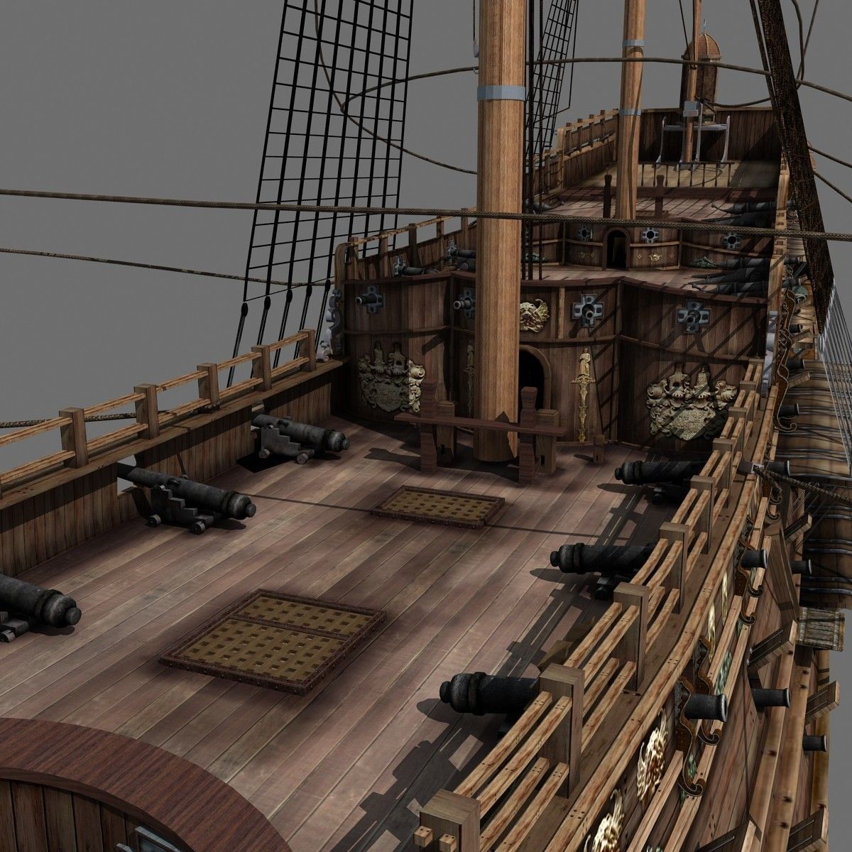 sail Ship 3D model_10