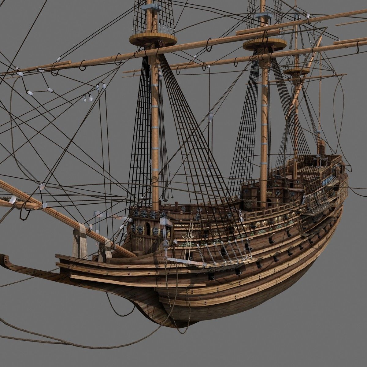sail Ship 3D model_15