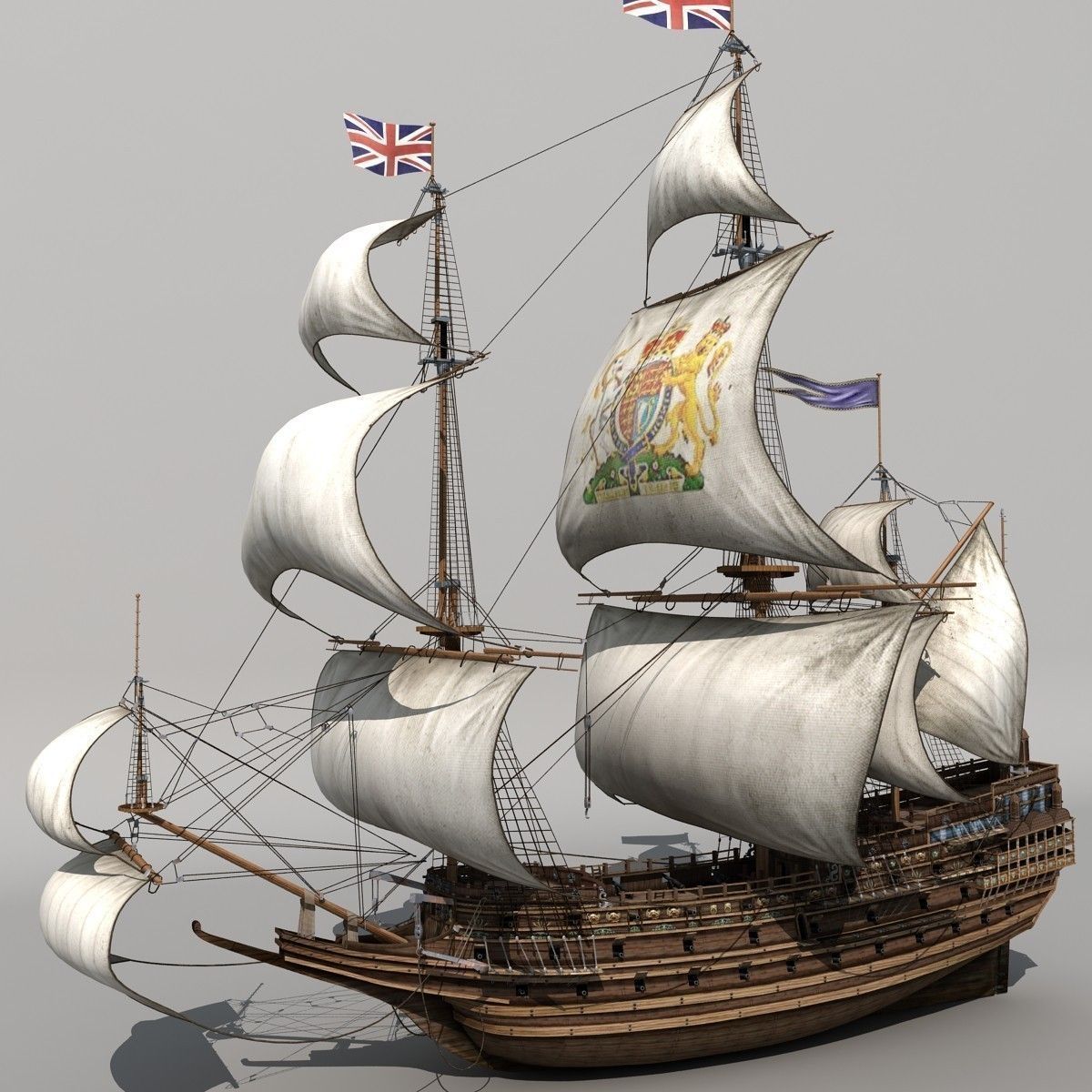 Ship 3D Model Free Download Obj