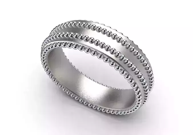 Ring Wedding Band Men Ring CAD Design-RNN