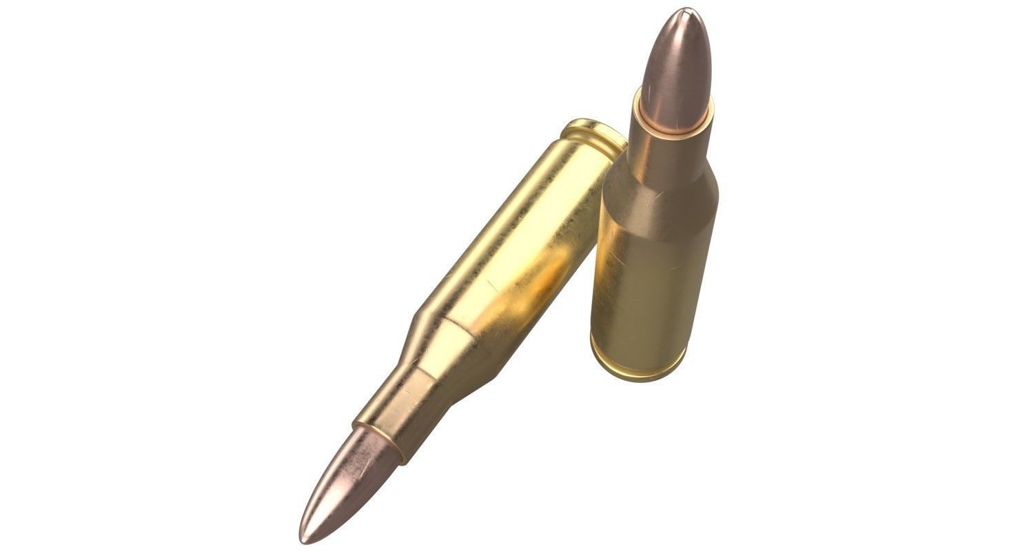5-56X45mm Nato Bullet 1 3D model_2