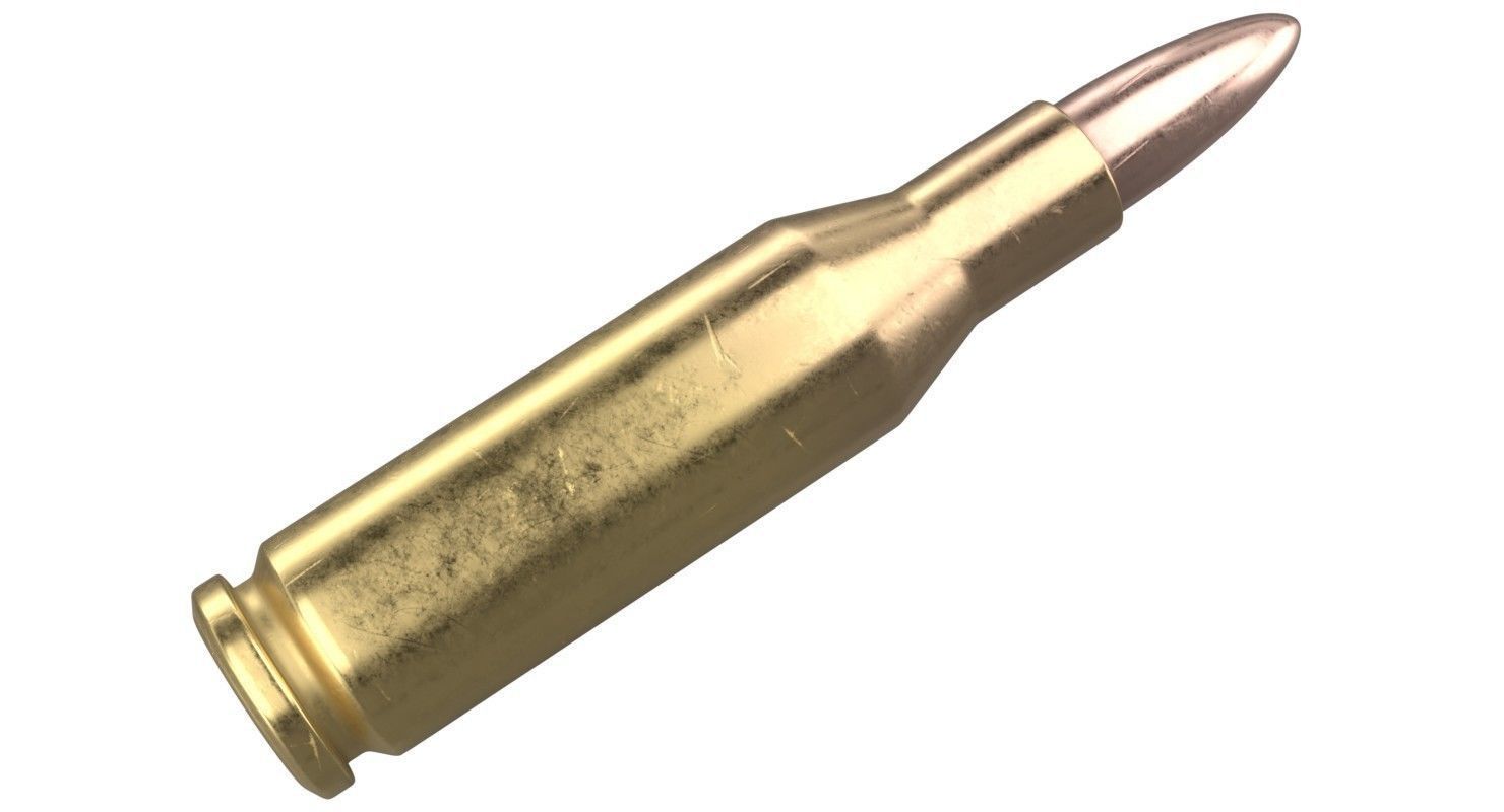 5-56X45mm Nato Bullet 1 3D model_5