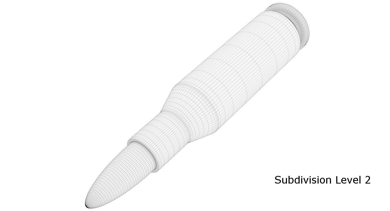 5-56X45mm Nato Bullet 1 3D model_9