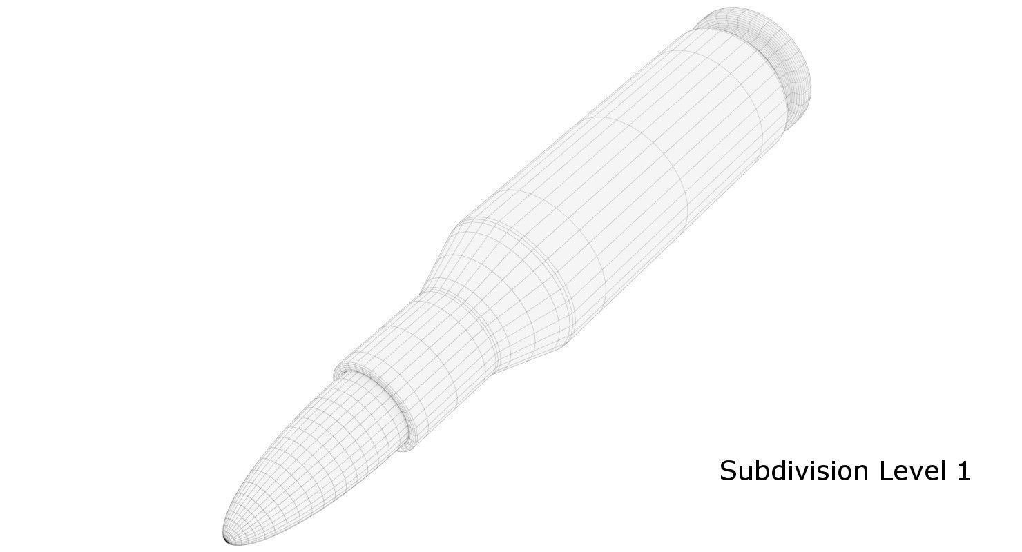 5-56X45mm Nato Bullet 1 3D model_8