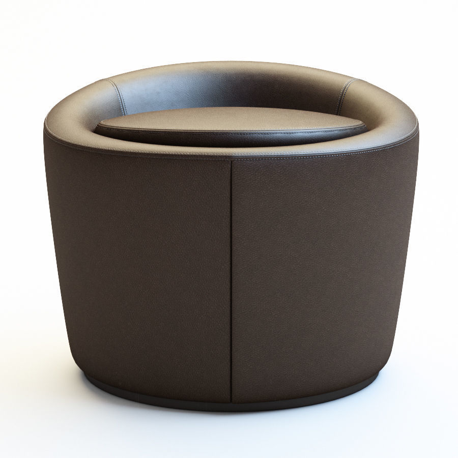 Pouf Loren 3D model_3