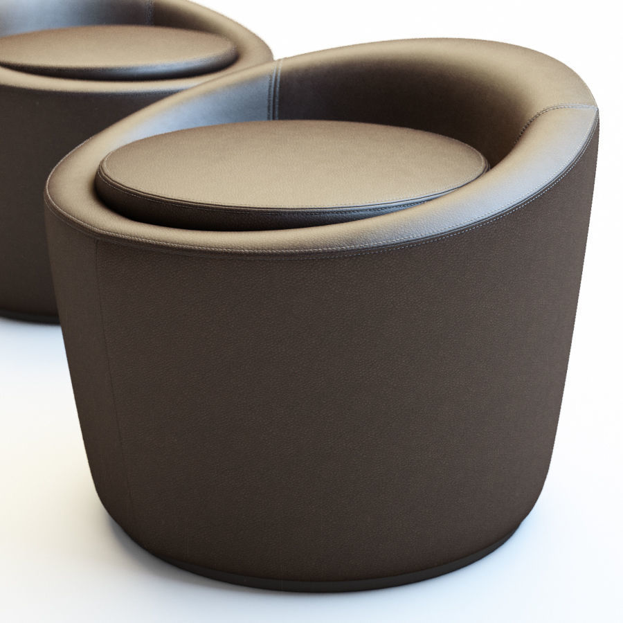 Pouf Loren 3D model_1