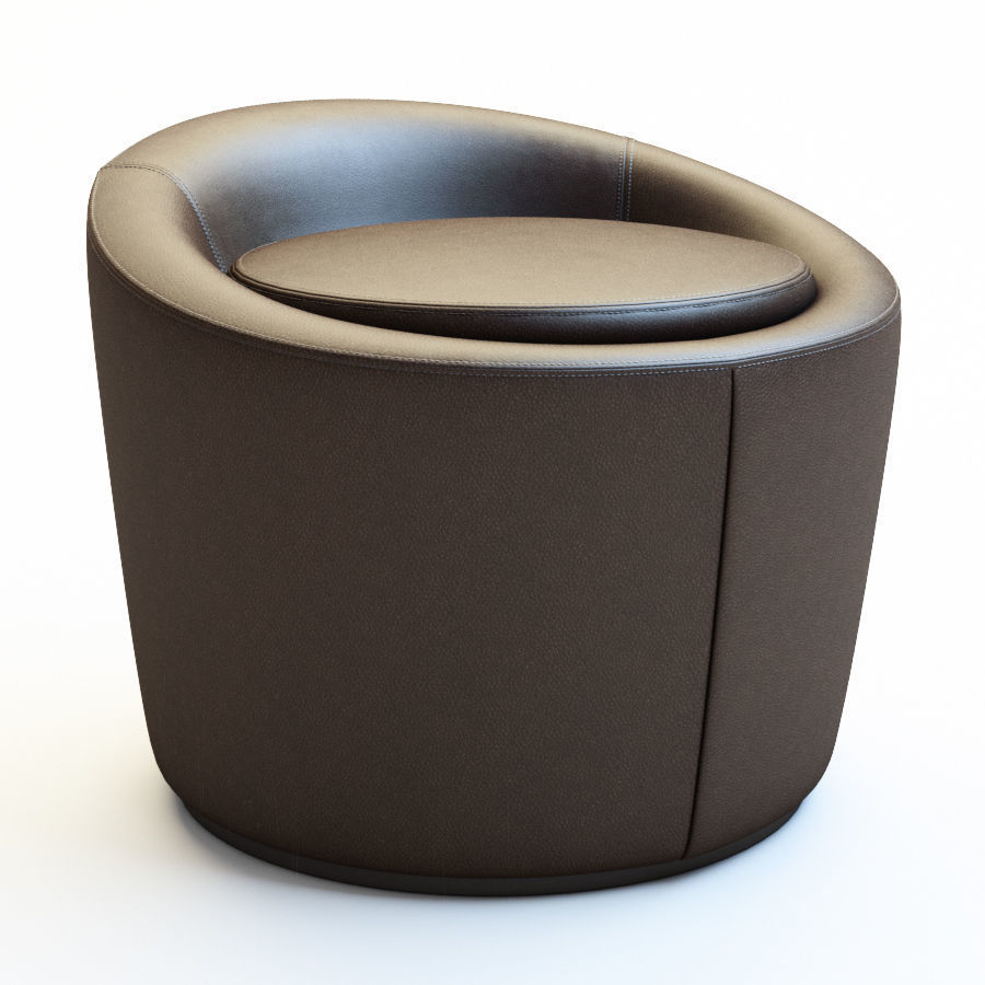 Pouf Loren 3D model_2