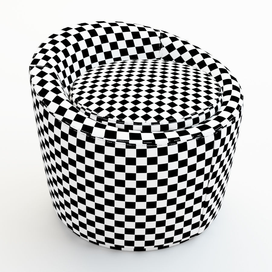 Pouf Loren 3D model_9