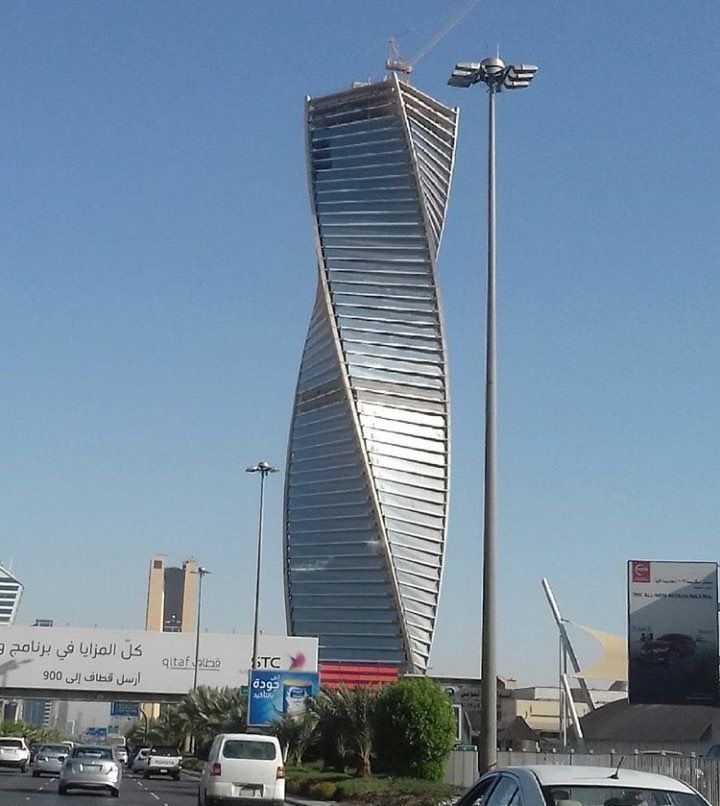 The Twisted tower of Riyadh Low-poly 3D model_10