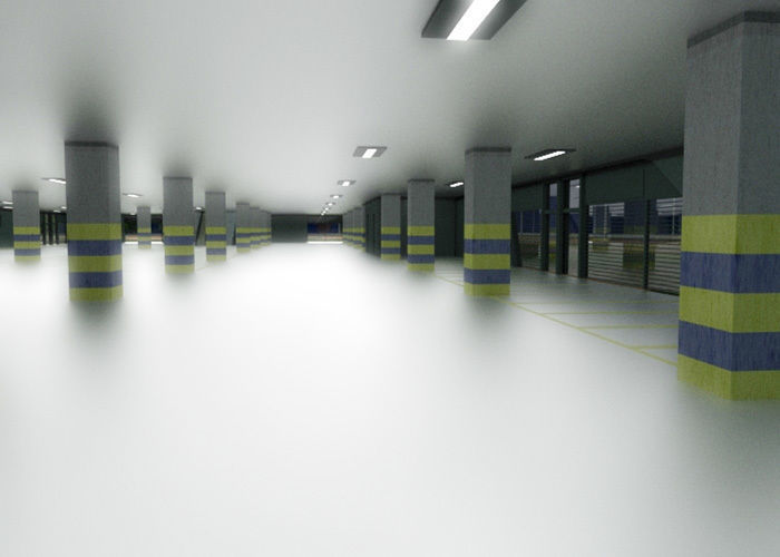 Skyscraper 7 sims city at night 3D model_8