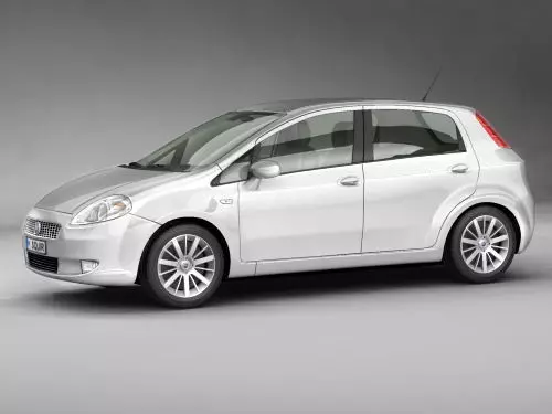 fiat grande punto 2006 3D model