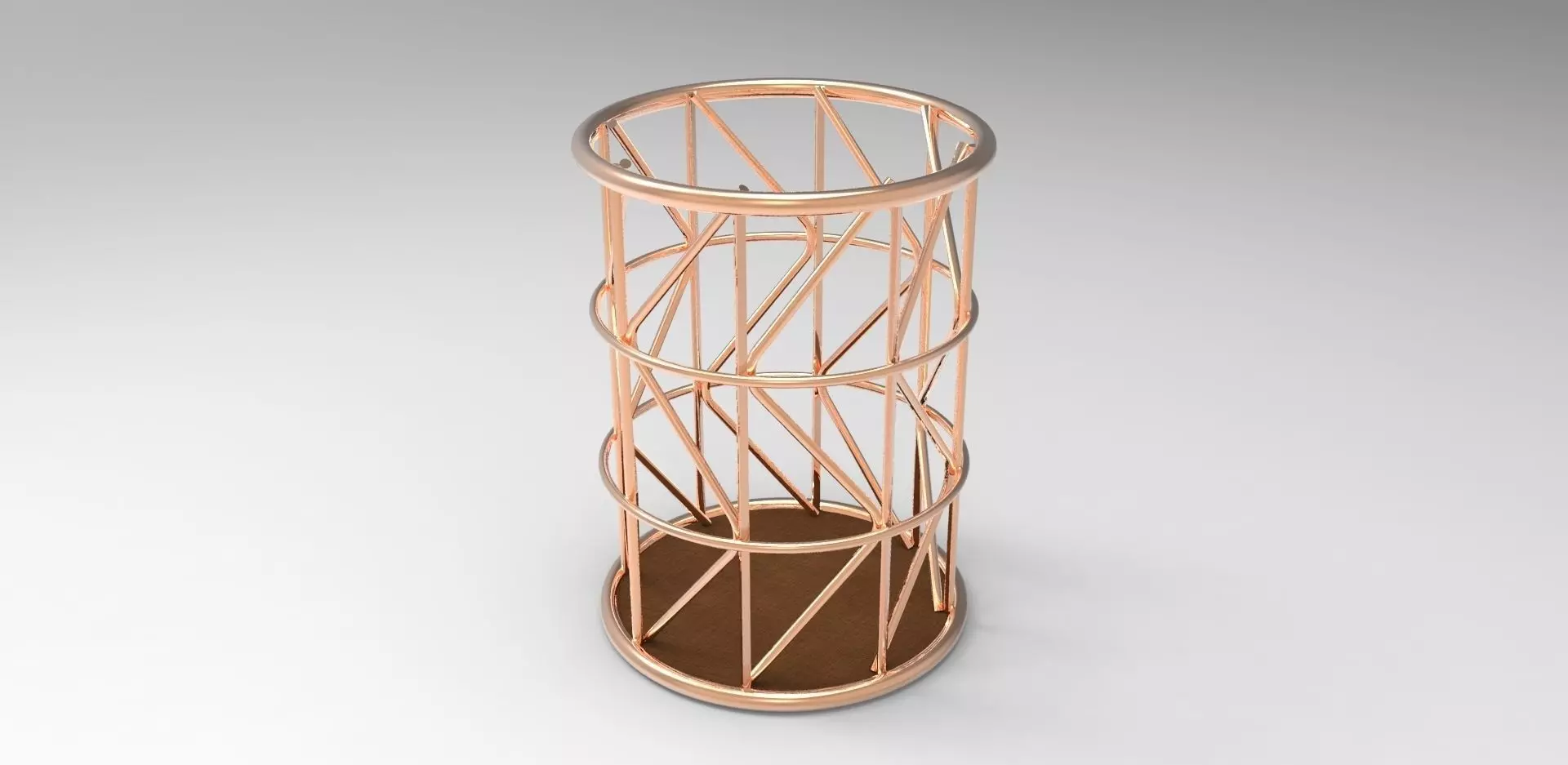 Copper Wire Pencil Pot 3D print model