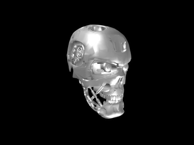 T800 Skull Terminator 3D print model_2