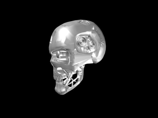 T800 Skull Terminator 3D print model_5
